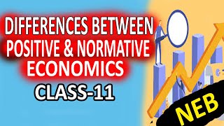 Difference Between Positive And Normative Economics CLASS 11 ECONOMICS  ManojKarki  NEB [upl. by Llertnov660]