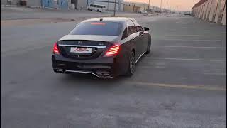 Mercedes S500 Stage 1 Downpipes  Pops and bangs Accelerate [upl. by Tullius]