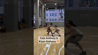 Cole Anthony in the lab with Carmelo Anthony’s son Kiyan [upl. by Neerbas]