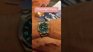 Super LumiNova Rolex Chromalight display Lume shot New Rolex Explorer 1 40mm 2023 reference 224270 [upl. by Ahsikym]