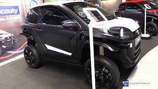 2023 Aixam MEGA E Scouty 30th Anni Edition Exterior and Interior Walkaround  2022 Paris Motor Show [upl. by Ainoet]