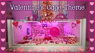 Carobs VALENTINES DAY Hamster Cage Theme [upl. by Coltin154]