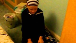 10 year old White Welsh Muslim Revert Ryan Rayaan Reciting his Salah  Namaz [upl. by Albin]