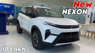 TATA NEXON 2024 Updated New Model White Colour  Nexon 2024 Creative Plus Review [upl. by Gnehp]