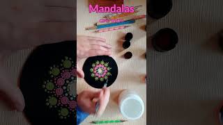 Reciclaje con💿Pintura Mandala♻️  CDsDVDs 💿 [upl. by Ococ]