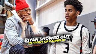 Kiyan Anthony Shows OUT In Junior Year DEBUT In Front Of Carmelo Anthony [upl. by Domenico337]