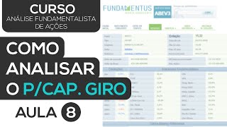 COMO ANALISAR O PCAP GIRO DE UMA EMPRESA  CURSO ANÁLISE FUNDAMENTALISTA DE AÇÕES  AULA 8 [upl. by Hannavas439]