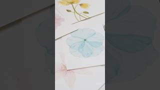 把画做成了明信片 post cardwatercolor art watercolorpainting [upl. by Norrabal292]