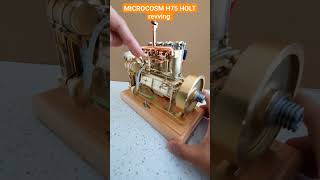 MicrocosmOKMO H75 Holt engine warmed up and revving microcosm h75 holt miniengine model [upl. by Rehpotirhc]