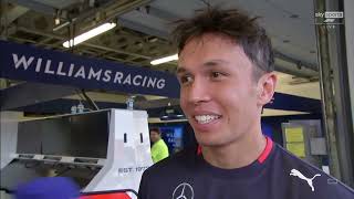 Alex Albon Post Race Interview  Azerbaijan Grand Prix 2024 f1 [upl. by Margalit]