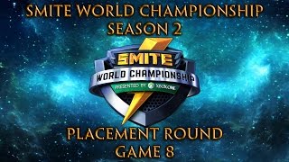 Smite World Championship 2016 Day 1  Game 8 [upl. by Randene755]