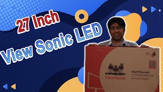 ViewSonic LED VX2776SMH Unboxing and review 27 Inc LED [upl. by Ahtebat]