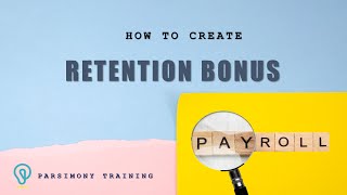 Retention Bonus [upl. by Aibara]