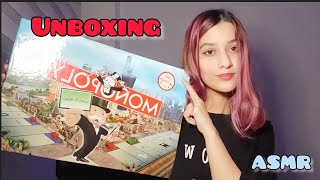 A Soothing Monopoly Unboxing With Asmr Tingles  Tapping amp Scratching Sounds [upl. by Alwin987]