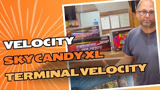 Firework Comparison Velocity vs Sky Candy XL vs Terminal Velocity [upl. by Isawk]