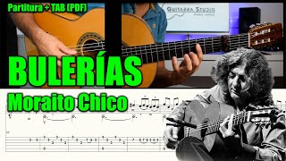 Falseta de BULERÍAS 22  MORAÍTO CHICO  Partitura  TAB PDF [upl. by Nnaear]