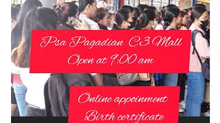 IVE GOT MY PSA BIRTH CERTIFICATE AT C3 MALL PAGADIAN CITY ONLINE APPOINTMENTnationalidcard [upl. by Annerb]