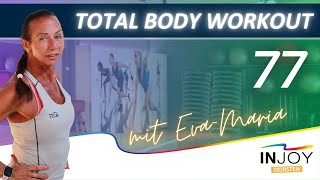 77  55 Minuten TOTAL BODY WORKOUT 〢 INJOY LIVE WORKOUT 〢 mit EVAMARIA [upl. by Tenenbaum678]