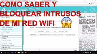 como saber y bloquear a intrusos en mi red wifi TPLINK [upl. by Macknair]