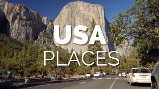 50 Best Places to Visit in the USA  Travel Video [upl. by Avert]