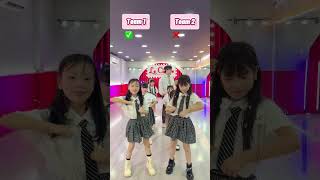 Team nào thắng nhỉ  Follow thầy để xem nhiều Clip nhảy hơn nhé  Battle Dance Lớp Kid Thầy Huy [upl. by Asenev272]