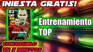 Así juega INIESTA GRATIS  Entrenamiento y habilidades  efootball2024 [upl. by Aicile]