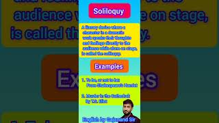 Soliloquy  What is Soliloquy  Soliloquy kya hoti hai  Soliloquy a literary term [upl. by Clyte]