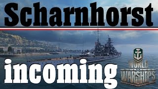 Scharnhorst is coming  World of Warships  Fun Preview  First look  058 Testserver [upl. by Beaner]