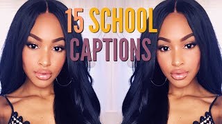 15 Back To School Instagram Caption Ideas [upl. by Portuna]