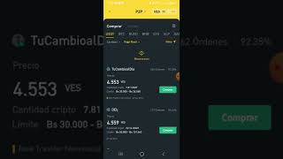 Como comprar USDT en BINANCE desde Venezuela con Bolivares [upl. by Koenig141]