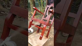 Wooden chair lekar polish  How to make chair lekar polish  Wood polish [upl. by Nahgem645]