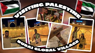 202324 GLOBAL VILLAGE OPENING DAY IN DUBAI 🇦🇪WE WENT TO PALESTINE 🇵🇸♥️ 4K RAW FOOTAGE [upl. by Lamphere]