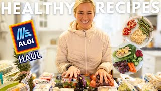 What I Eat in a Day  Aldi Grocery Haul  Healthy Eating for Weight Loss [upl. by Greenwald36]