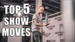 Top 5 Show Moves Tom Dyer Bartender [upl. by Trab]