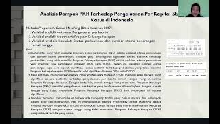 Analisis Dampak Keluarga Harapan Terhadap Pengeluaran Per Kapita Studi Kasus di Indonesia [upl. by Kalk]