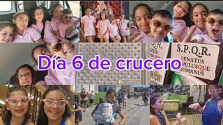 Vlog 6 de Crucero nos vamos a Roma 🇮🇹 Ciara y Chiara [upl. by Alletnahs]