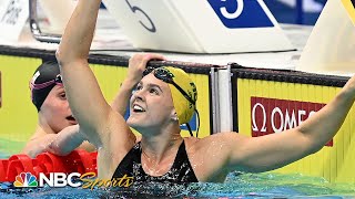 Australia still dominant in womens 4x100 free USA snags bronze  NBC Sports [upl. by Nerte]