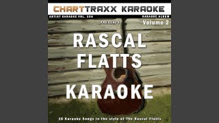 Bless the Broken Road Karaoke Version In the Style of the Rascal Flatts [upl. by Dremann749]