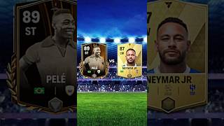 🇧🇷pele vs neymar jr🇧🇷  fcmobile fifamobile fifa football vs [upl. by Nairdna]