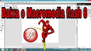 Como baixa Macromedia Flash 8 [upl. by Boyden]