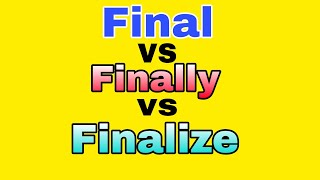 Difference Between Final Finally and Finalize In Java  In Hindi [upl. by Corwun909]