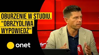 Oburzenie w studiu podczas dyskusji o skutkach powodzi “Obrzydliwa wypowiedź” [upl. by Leribag621]