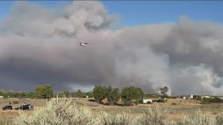 Nixon Fire smoke seen from San Diego County [upl. by Odnolor]