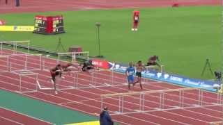 1293 Aries Merritt 110m hurdles London Diamond League 2012 [upl. by Maupin758]