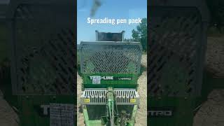 Tubeline Nitro 375 RS spreader baling tubeline johndeere gotime mchale hesston hay4days [upl. by Ilyk]