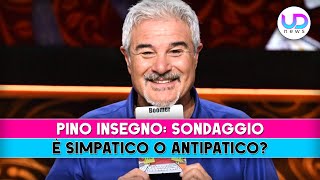 Pino Insegno Sondaggio Simpatico o Antipatico [upl. by Delos853]