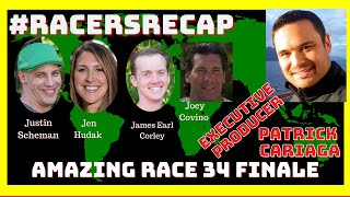 Amazing Race Season 34 Episode Finale with Executive Producer Patrick Cariaga Racers Recap [upl. by Suaeddaht]