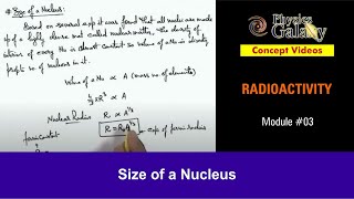 Class 12 Physics  Nuclear Stability  3 Size of a Nucleus  For JEE amp NEET [upl. by Omer]