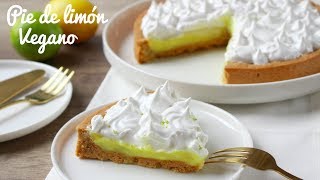 PIE DE LIMÓN amp MERENGUE  VEGANO [upl. by Seugirdor78]