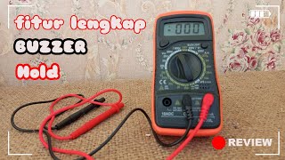 MULTIMETER DIGITAL AC DC XL830L PLUS BUZZER HOLD PAS UNTUK PEMULA [upl. by Brownson938]